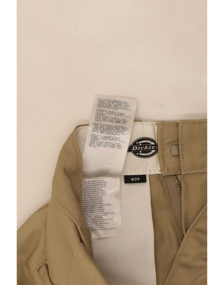 Dickies ženske ravne chino hlače W24 L26 bež poliester