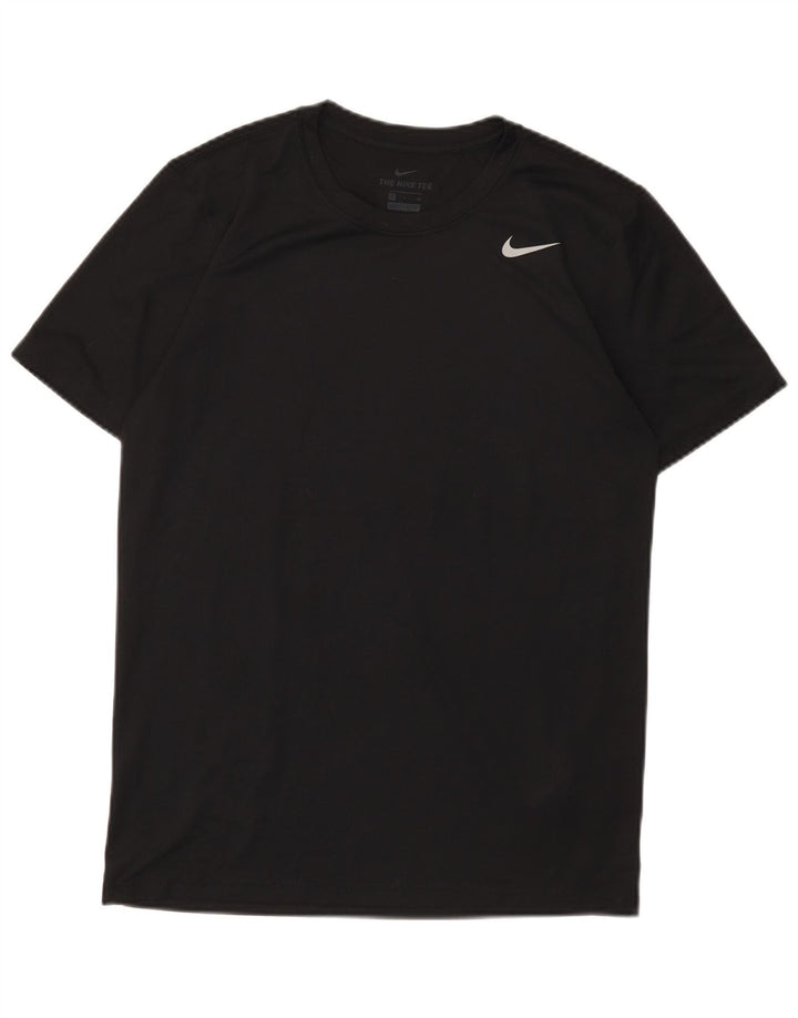 Nike Dri Fit majica kratkih rukava, mali crni poliester