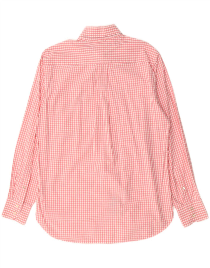 TOMMY HILFIGER Muška košulja srednje ružičaste boje od gingham pamuka
