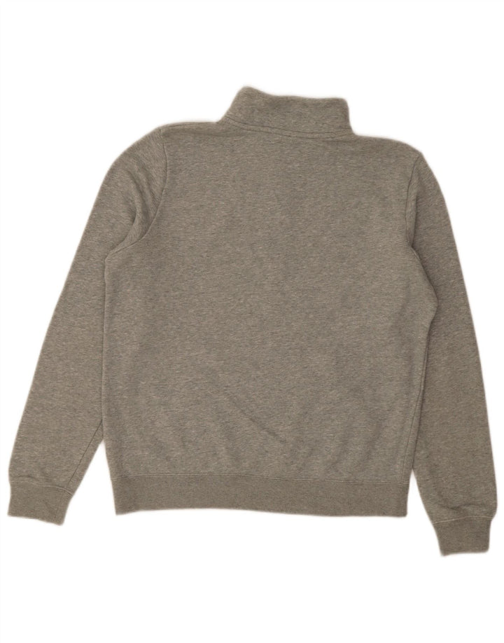 Nike ženska majica s kratkim izrezom s patentnim zatvaračem UK 10 Small Grey Flected