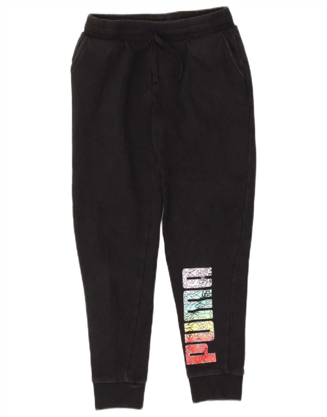 PUMA Boys Graphic Trenirka Hlače Joggers 10-11 godina srednje crne