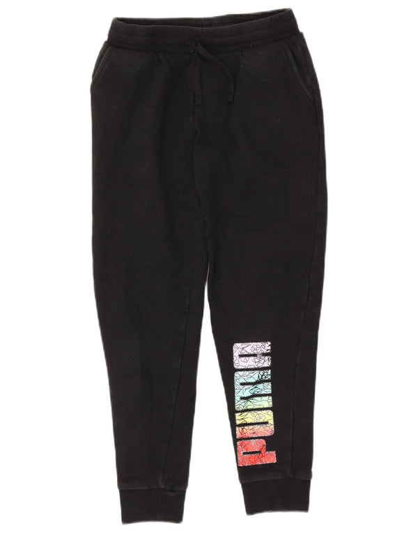 PUMA Boys Graphic Trenirka Hlače Joggers 10-11 godina srednje crne