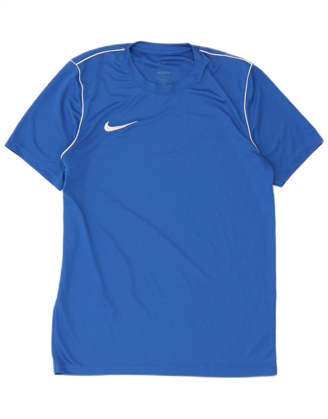 Nike Dri Fit Slim Fit majica kratkih rukava, veliki plavi poliester