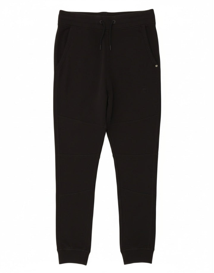 JACK & JONES Mens Tracksuit Trousers Joggers Medium  Black Cotton Vintage Jack & Jones and Second-Hand Jack & Jones from Messina Hembry 
