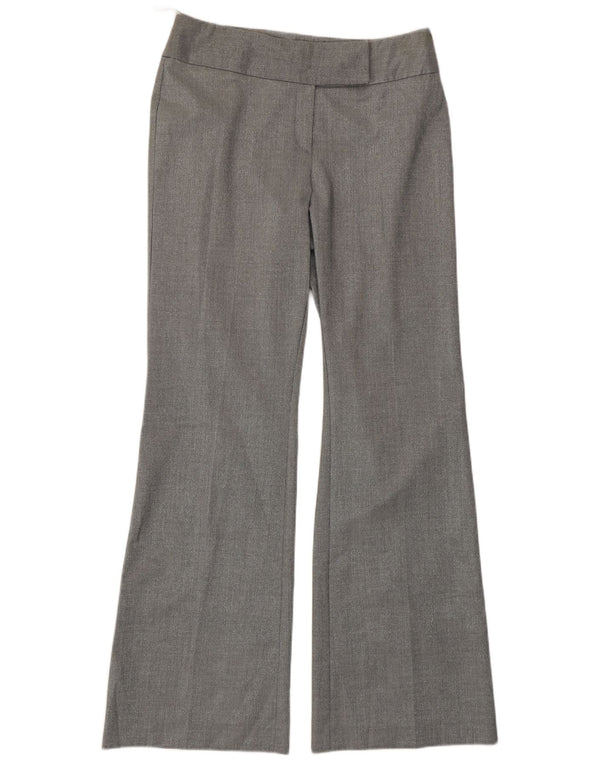 Ženske hlače Oasis Bootcut UK 10 Small W30 L32 srebrni poliester