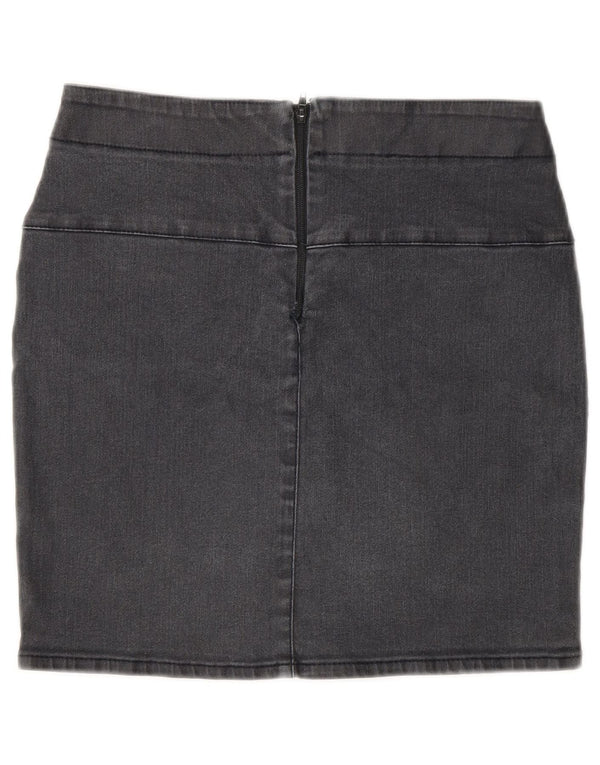 Zara ženska mini traper suknja EU 36 XS W26 siva