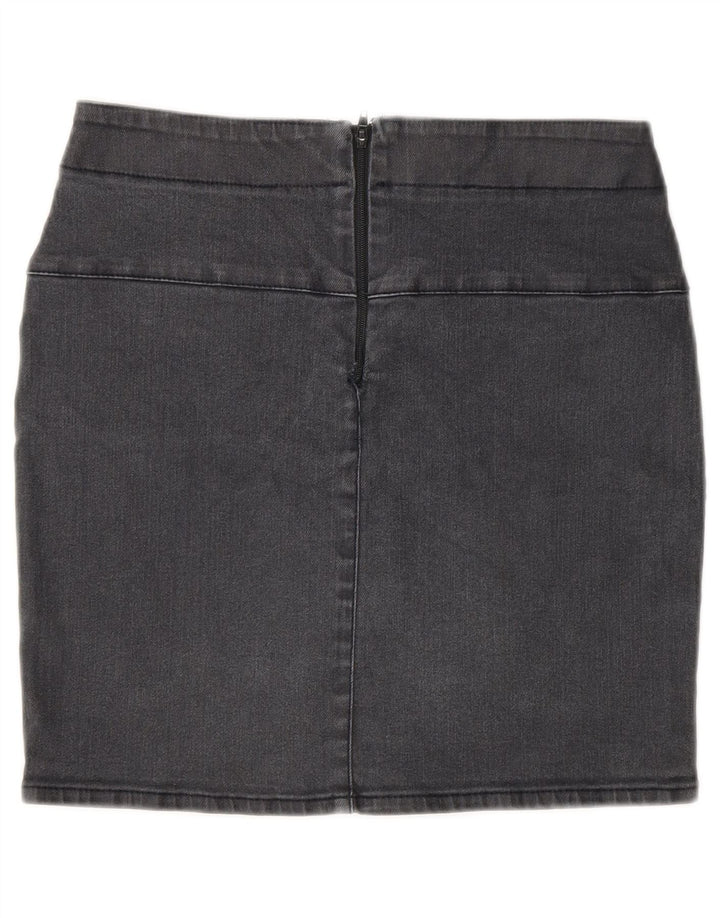 Zara ženska mini traper suknja EU 36 XS W26 siva