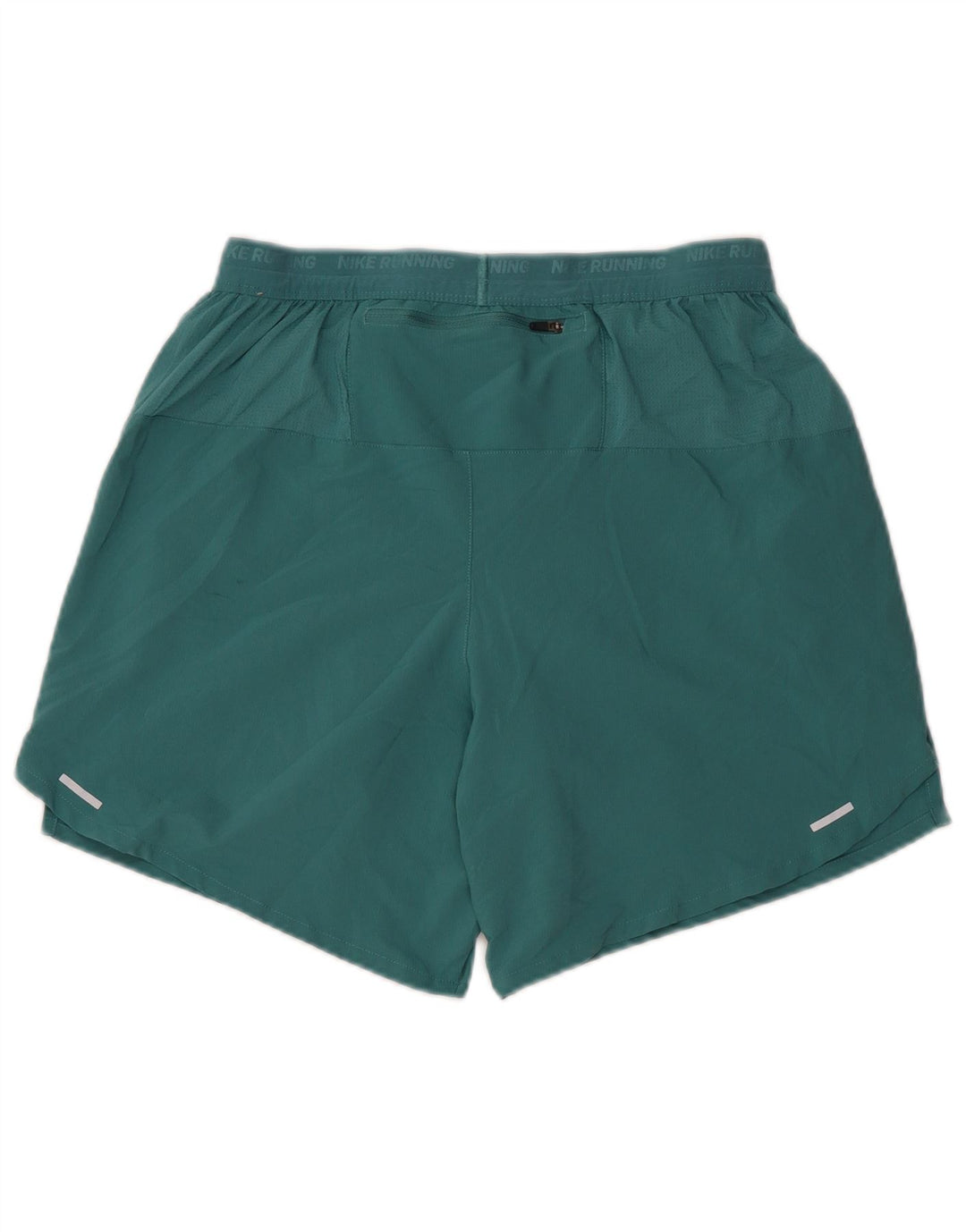 NIKE Ženske Dri Fit Graphic Sport Shorts UK 14 Srednje zeleni poliester