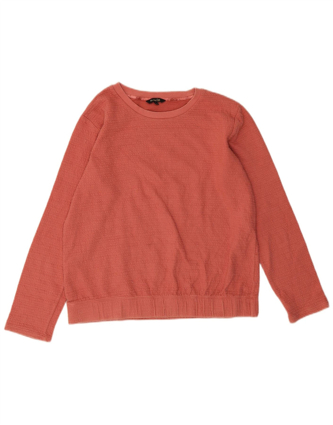 Massimo Dutti Ženski džemper UK 14 Srednje narančasti pamuk