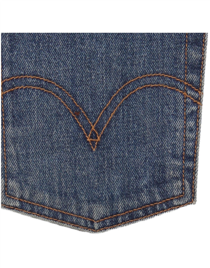 Levi's ženske ravne traperice W27 L28 plavi pamuk
