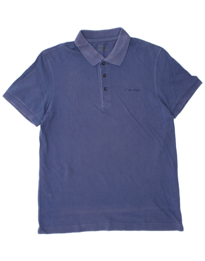 Lotto muška polo majica Large Blue Pamuk