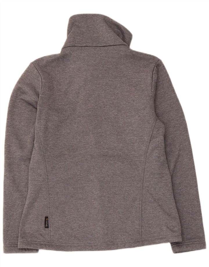Jack Wolfskin ženska gornja jakna trenirke UK 14 srednje siva s pjegama