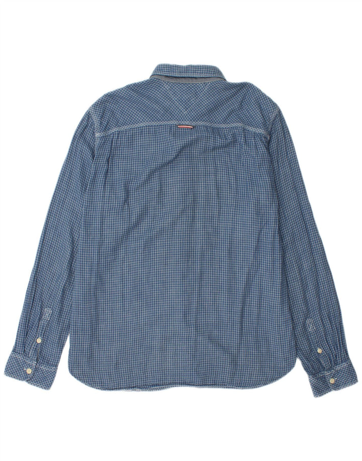 Tommy Hilfiger muška košulja, veliki plavi karirani pamuk