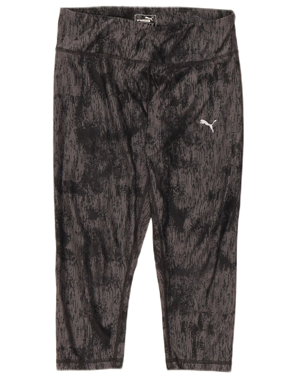 Puma ženske Capri tajice UK 10 Small Black Tie Dye