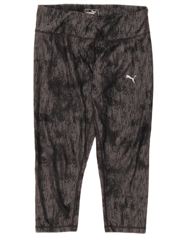 Puma ženske Capri tajice UK 10 Small Black Tie Dye