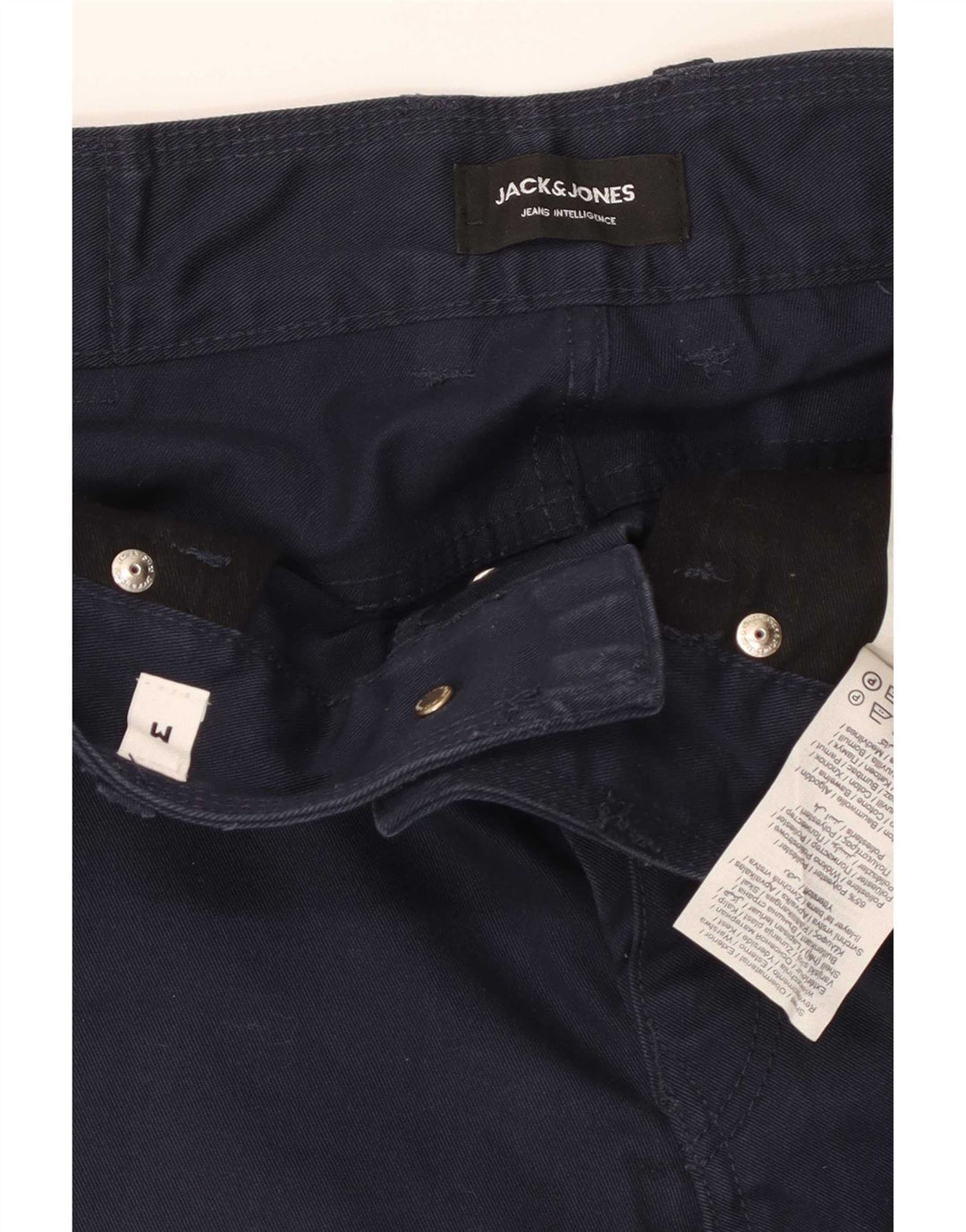 Jack & Jones Mens Chino kratke hlače srednje veličine W34 tamnoplavi poliester
