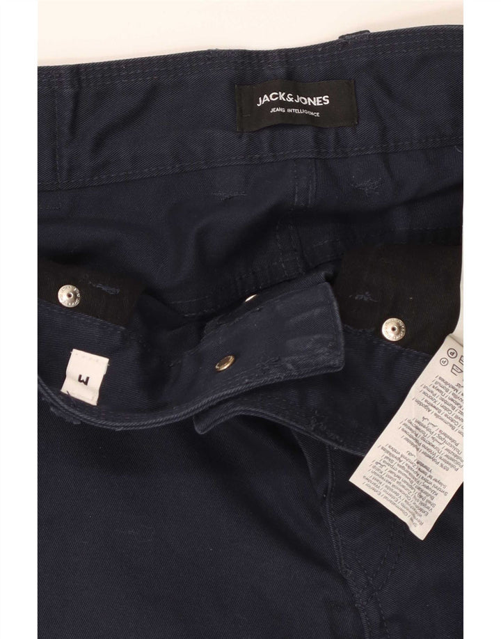 Jack & Jones Mens Chino kratke hlače srednje veličine W34 tamnoplavi poliester