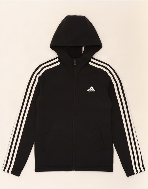 Adidas pulover s kapuljačom za djevojčice 9-10 godina, crni pamuk
