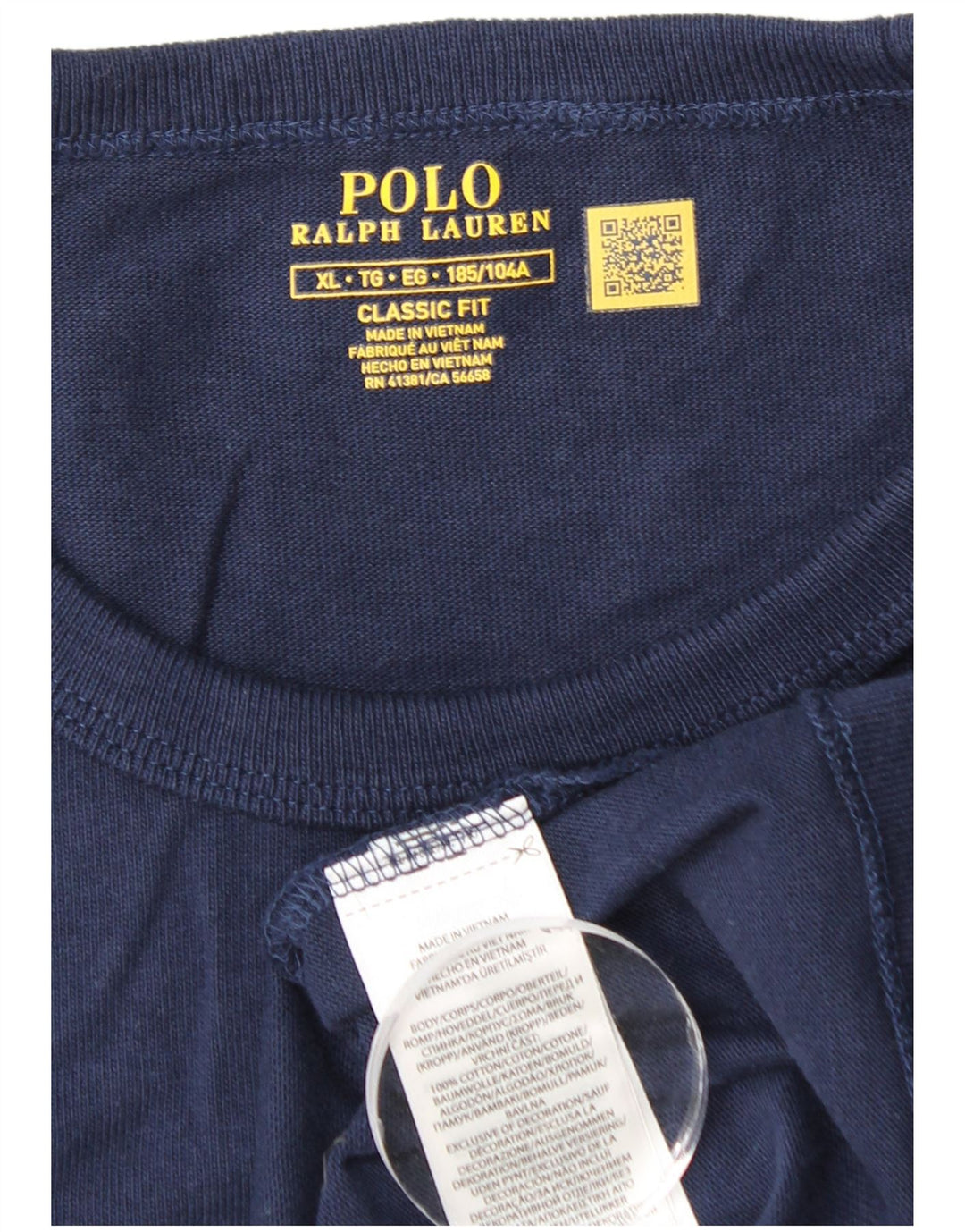 POLO RALPH LAUREN Muška klasična majica kratkih rukava XL tamnoplavi pamuk