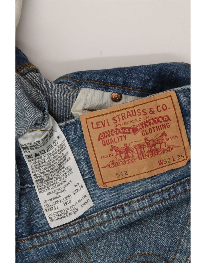 Levi's muške 514 Bootcut traperice W32 L34 plavi pamuk