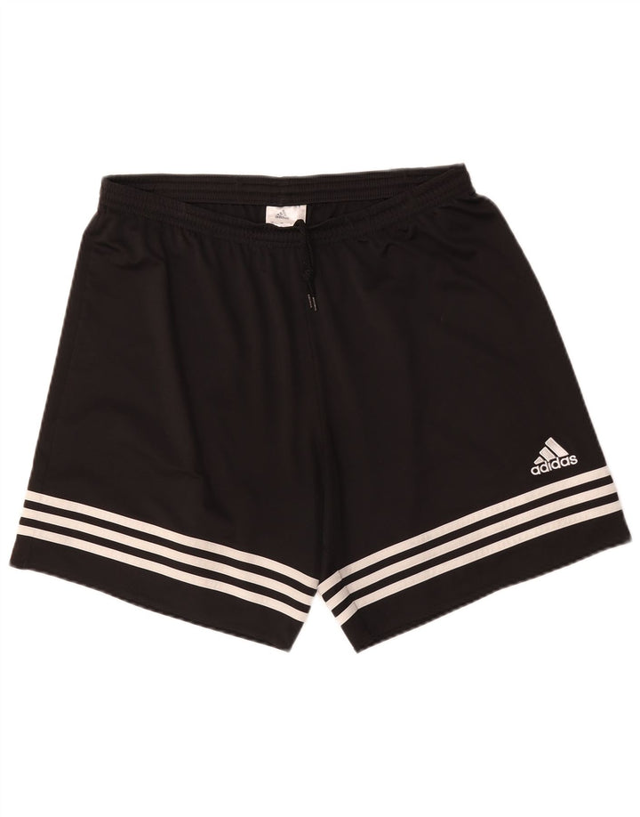Adidas muške sportske kratke hlače Climalite, veliki crni poliester