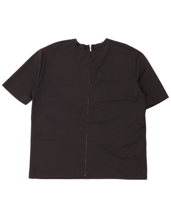 Zara ženska majica kratkih rukava UK 16 velika crna