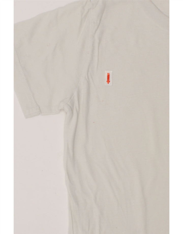 HARMONT & BLAINE Boys Graphic T-Shirt Top 7-8 Years White Vintage Harmont & Blaine and Second-Hand Harmont & Blaine from Messina Hembry 