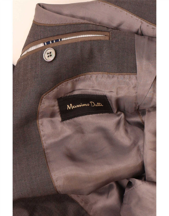 Massimo Dutti muška jakna s 2 gumba EU 48 srednje siva vuna