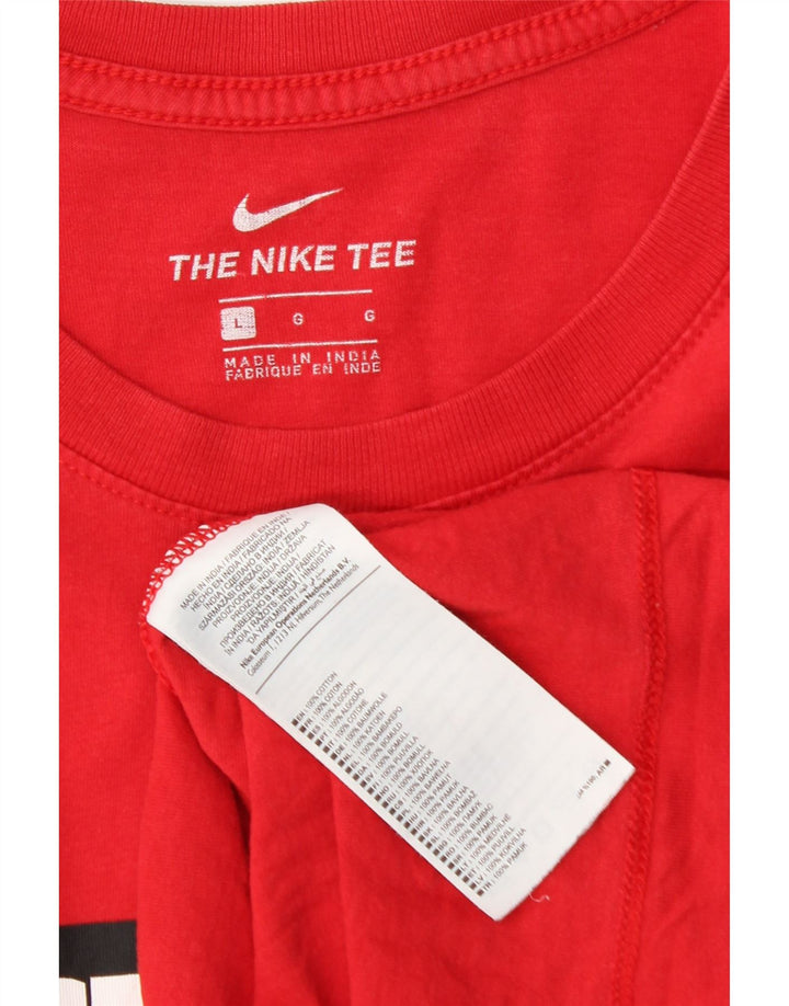 Nike muška majica s grafičkim motivima, veliki crveni pamuk