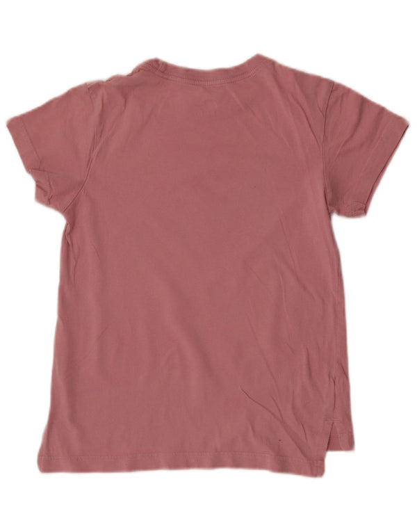 Nike Girls Graphic T-Shirt Top 10-11 Years Medium Pink Pamuk