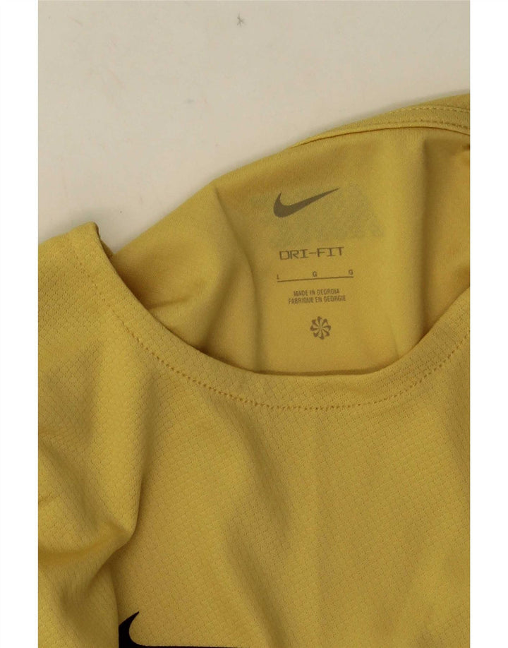 Nike Dri Fit majica kratkih rukava velika žuta
