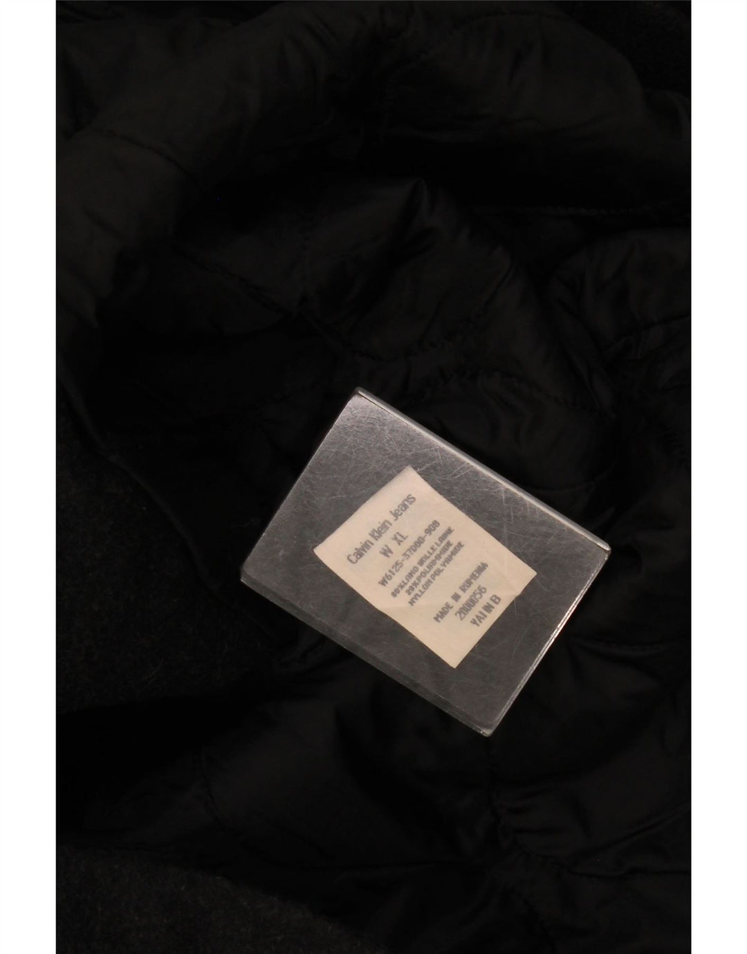Calvin Klein Jeans ženski kaput s dvostrukim kopčanjem UK 18 XL siva vuna