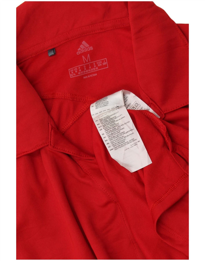 ADIDAS ženska polo majica UK 12/14 srednje crveni poliester