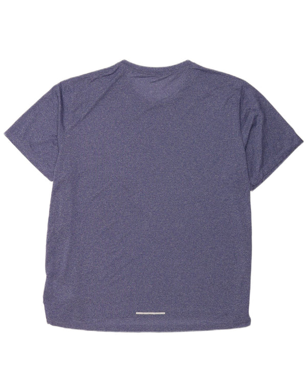 Nike Dri Fit majica kratkih rukava 2XL tamnoplavi poliester