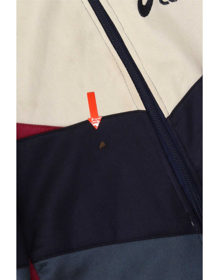 Gornja jakna Asics Graphic Trenirka IT 50 Medium Navy Blue Colourblock