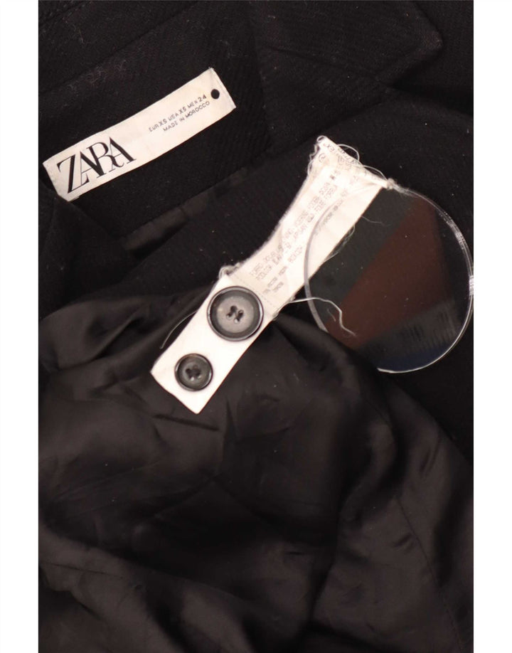 Zara ženski kaput UK 6 XS crna viskoza
