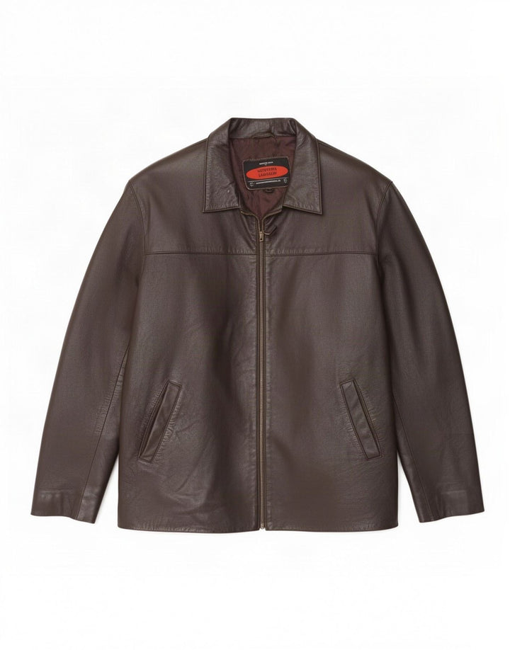 MONTANA muška kožna jakna UK 40 Large Brown