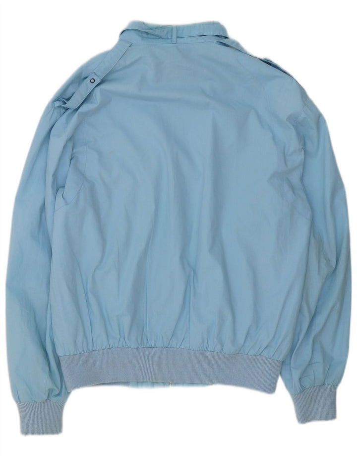 Vintage muška vojna bomber jakna UK 36 mali plavi poliester