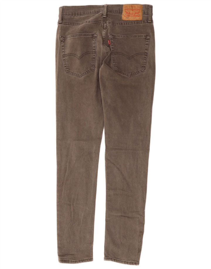 Levi's muške 512 uske sužene traperice W30 L32 sivi pamuk