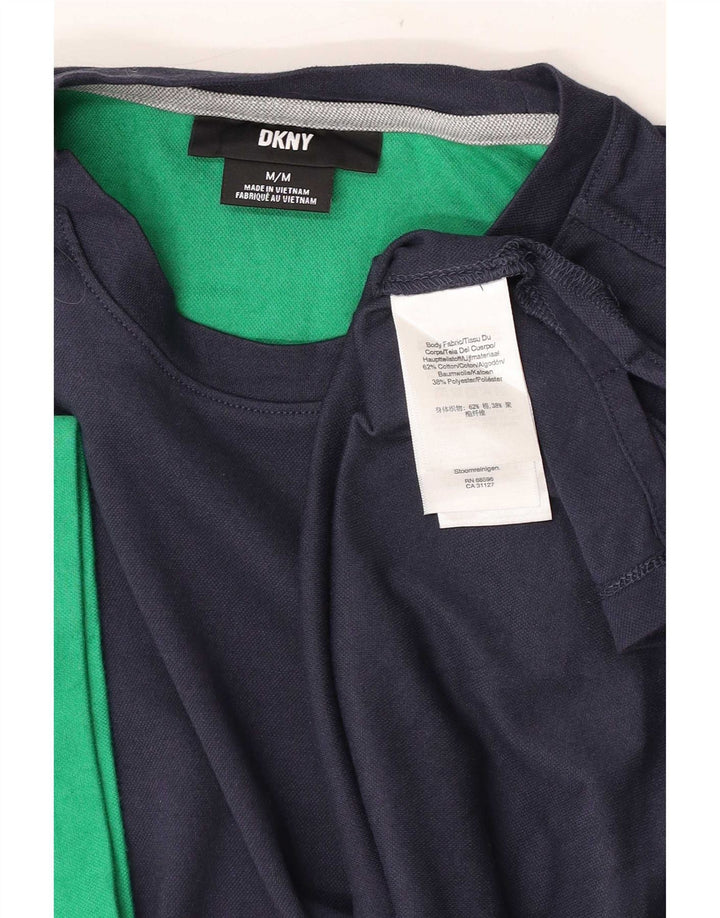 Dkny muška majica kratkih rukava srednje tamnoplavi pamuk
