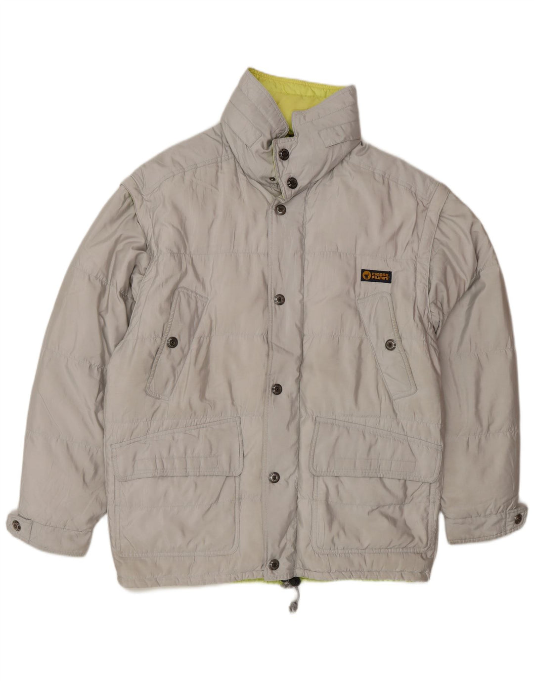 Ciesse Piumini muška podstavljena jakna UK 40 veliki sivi poliester