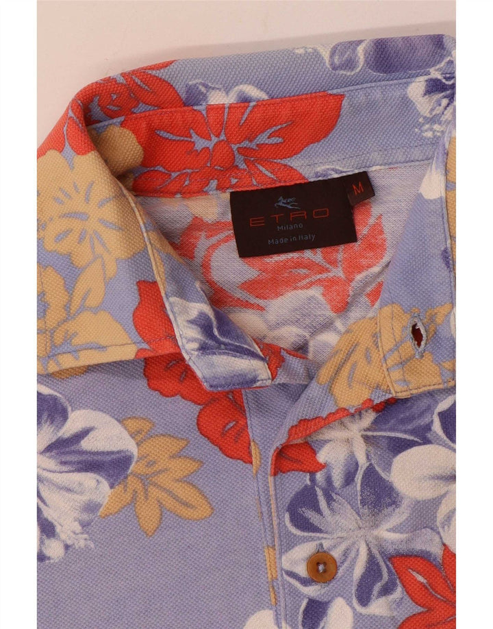 Etro muška polo majica srednje ljubičaste cvjetne boje