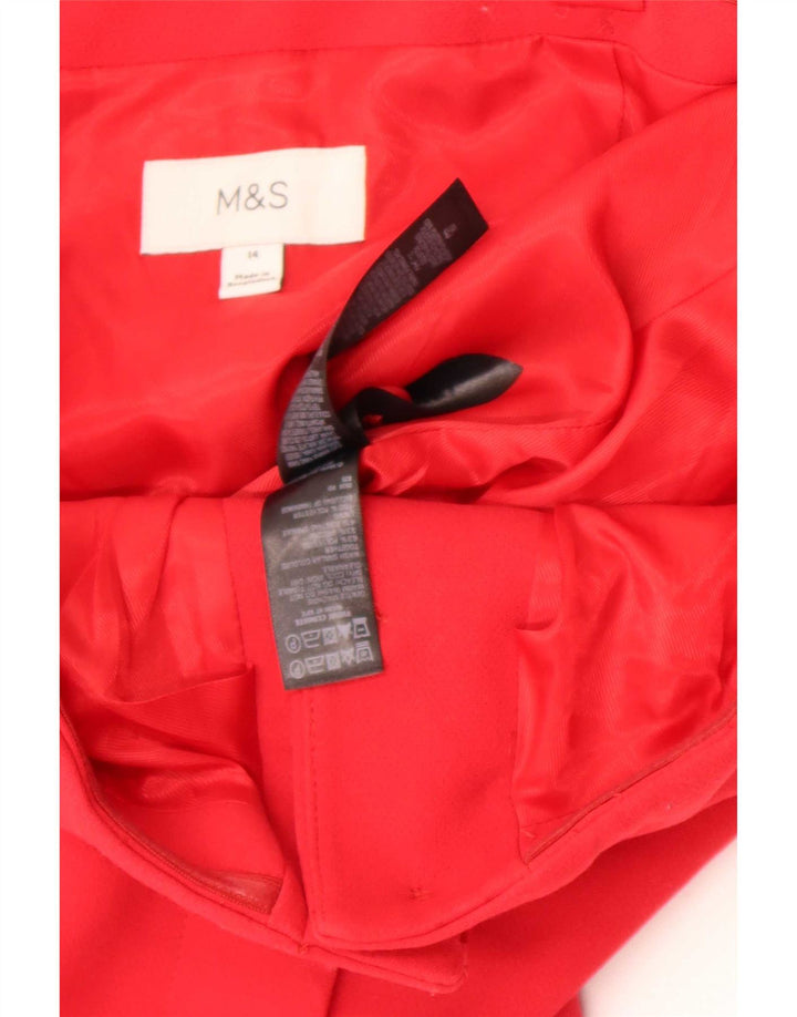 Marks & Spencer ženski gornji dio korzeta UK 14 Srednje crveni poliester