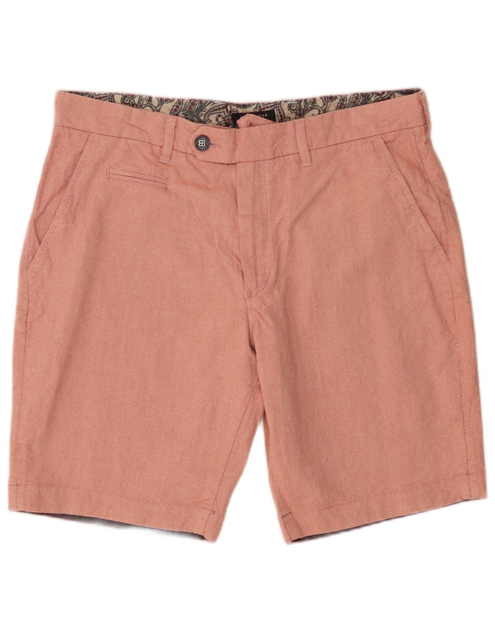 Ted Baker Muške chino kratke hlače W34 Veliki ružičasti pamuk