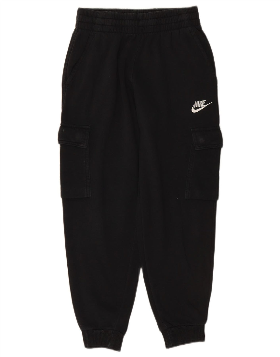 NIKE Boys Cargo Trenirka Hlače Joggers 10-11 godina Srednje crni pamuk