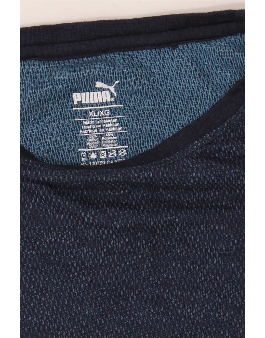 Puma muška majica dugih rukava XL tamnoplavi pamuk