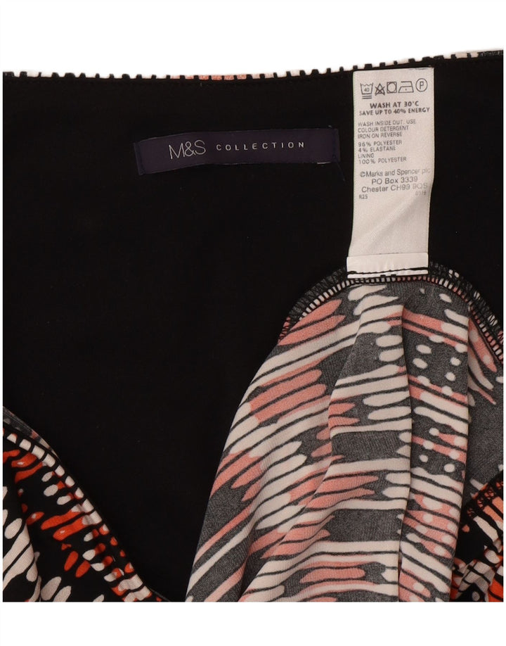 Marks & Spencer ženska haljina na preklop UK 16 Velika višebojna geometrijska haljina