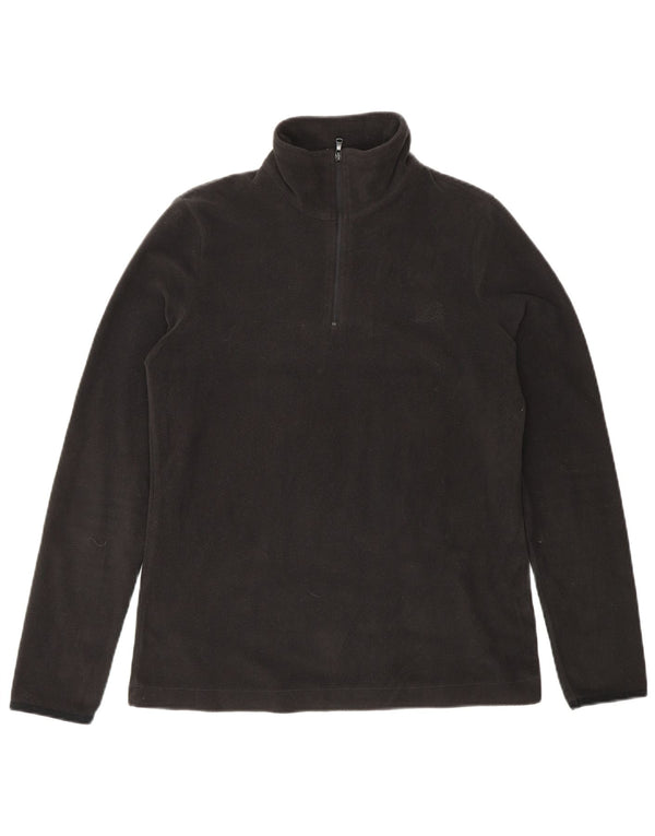 LOTTO ženski flis džemper s patentnim izrezom, mali, crni