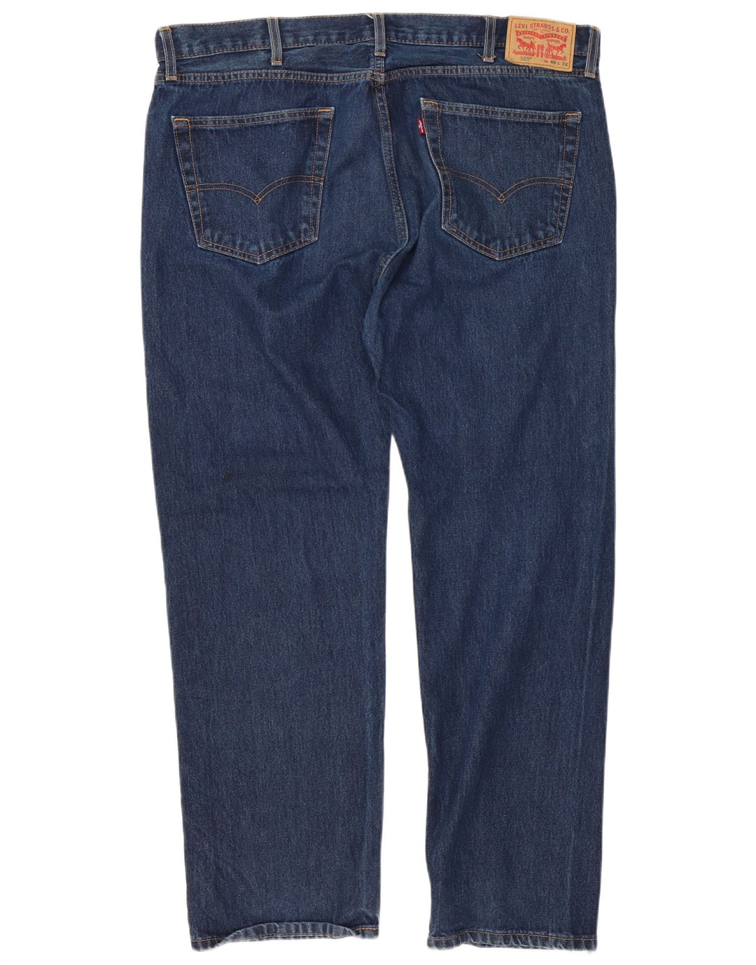 Levi's muške 505 ravne traperice W40 L30 tamnoplavi pamuk