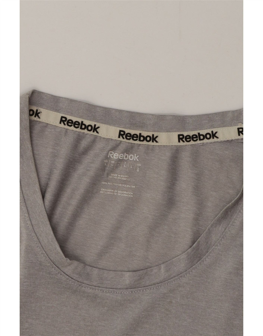 REEBOK Ženska majica kratkih rukava UK 16 veliki sivi poliester